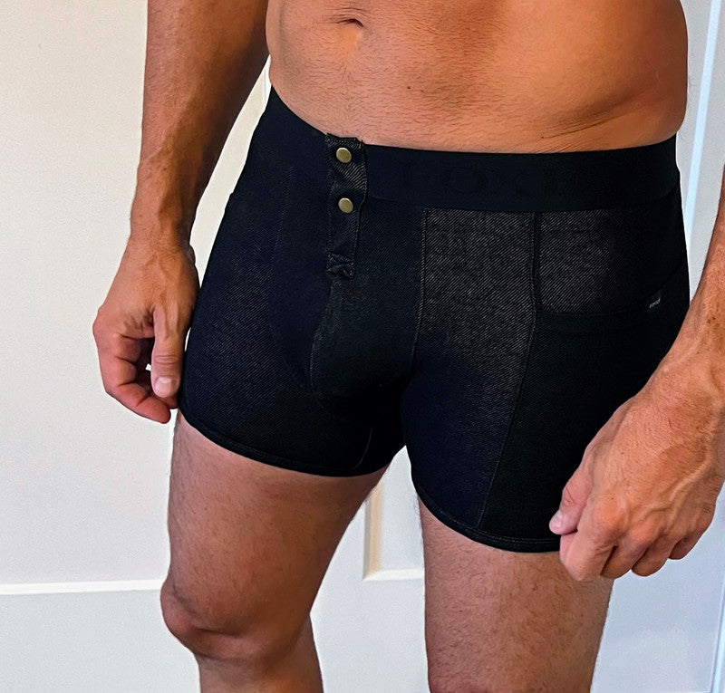 Try the NEW FABRICS on our men's boxer briefs