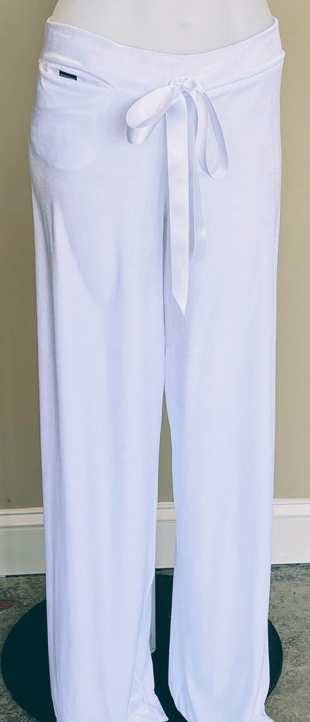 White Velvet Lounge Pants