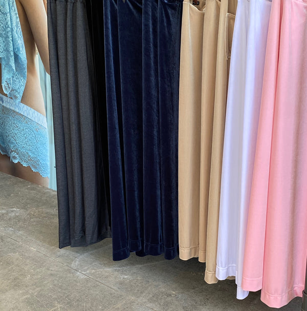 White Velvet Lounge Pants