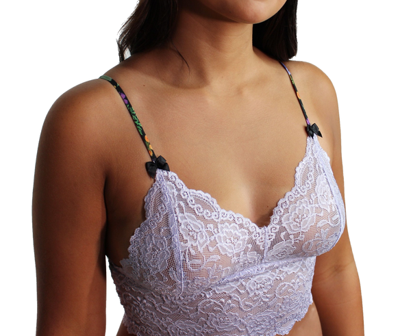 Lavender lace camisole