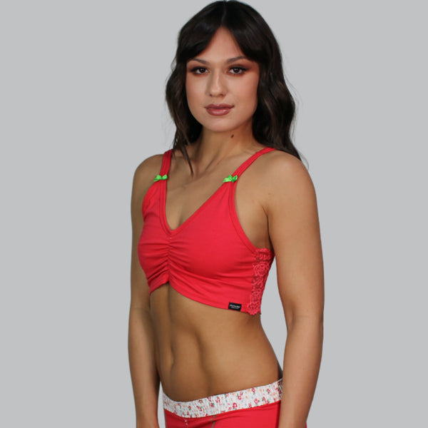 Watermelon Crop Top with Kelly Logo Band