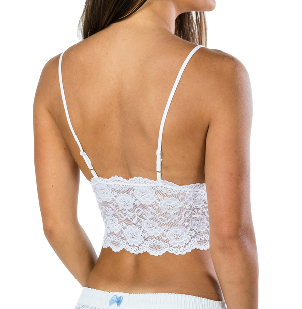 White lace Camisole bralette new style FOXERS