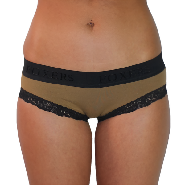 Bronze Boy Brief with Black logo band