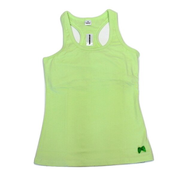 Pistachio Racerback Tank Top with Shelf bra