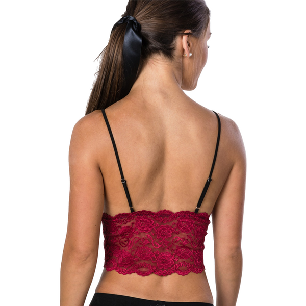 Cranberry Lace Camisole new style
